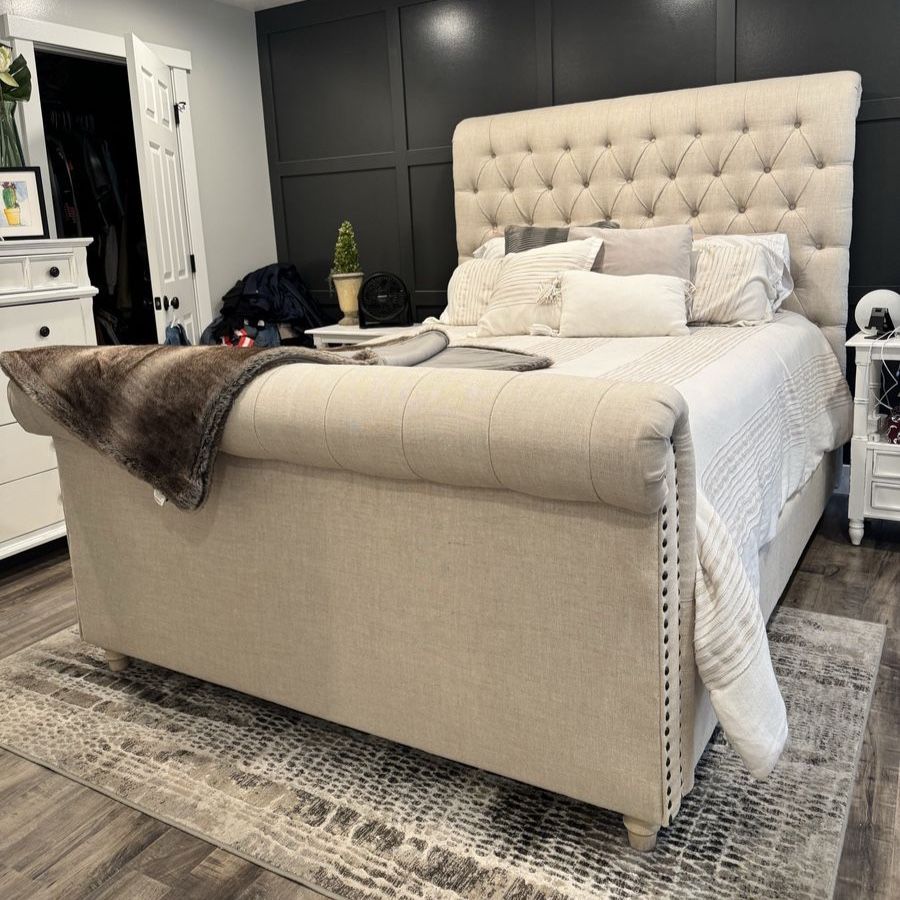 Queen upholstered Bed frame