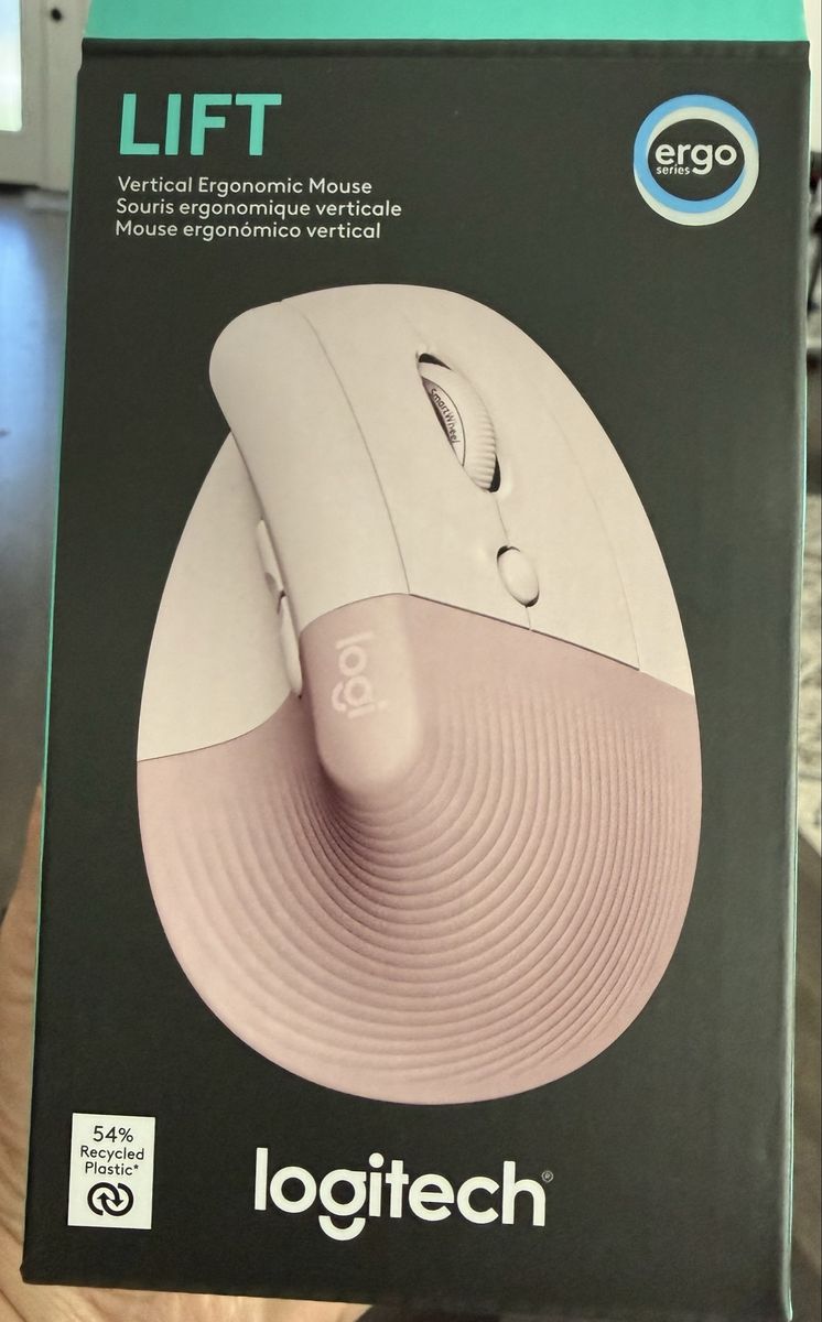 Logitech Lift Vertical Ergonomic Mouse New in Box