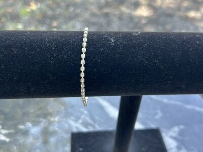 Vintage Y2k Rhinestone 7 Inch Bracelet