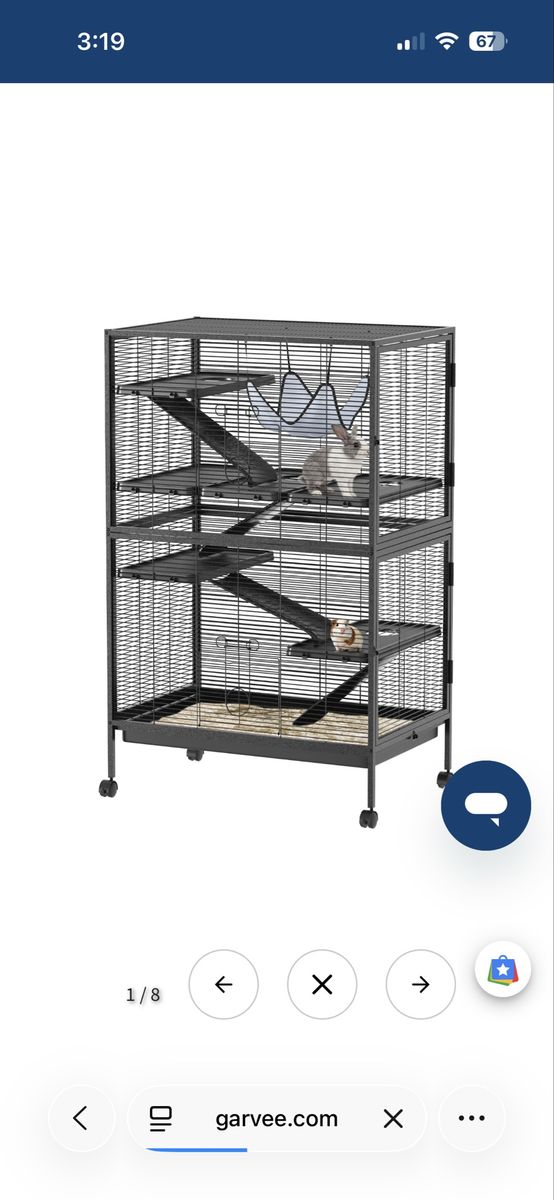 Garvee small animal cage - new