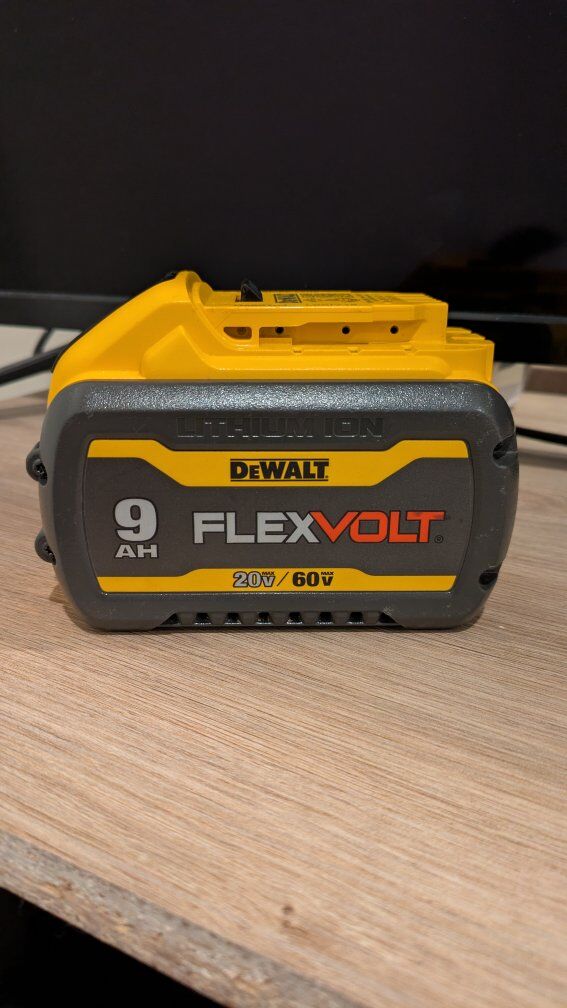 DeWalt 9ah flexvolt battery