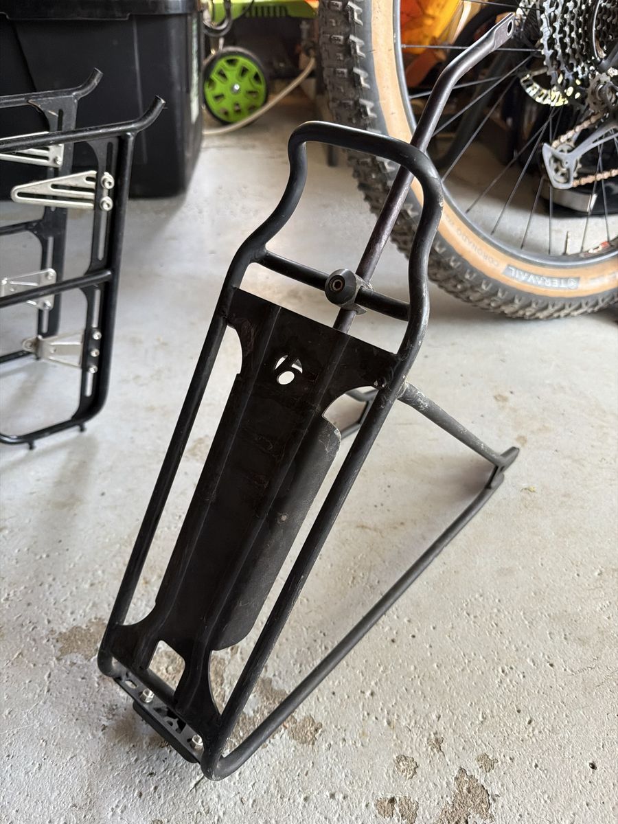 Bontrager rear bike rack - used, black