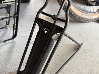 Bontrager rear bike rack - used, black