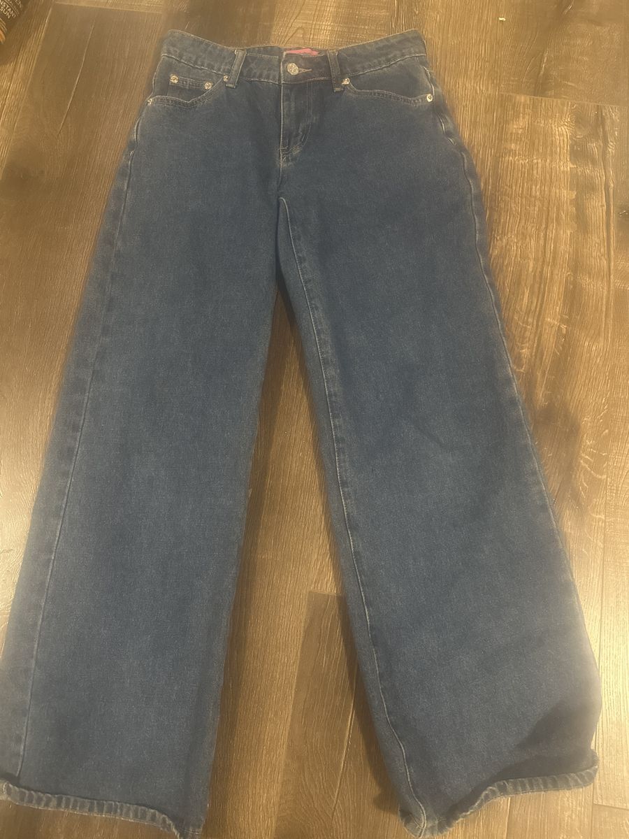 Edikted wide leg jeans, womens small