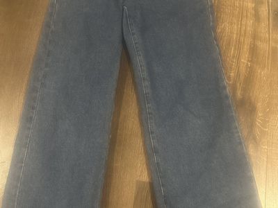 Edikted wide leg jeans, womens small