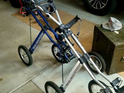 Sun Mountain Speed Cart Folding 3-Wheel Golf Push Carts (Set of 2)