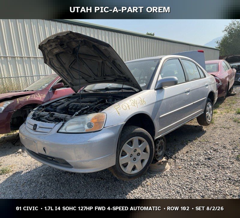 Just In! 2001 Honda Civic Parts - UTPAP Orem