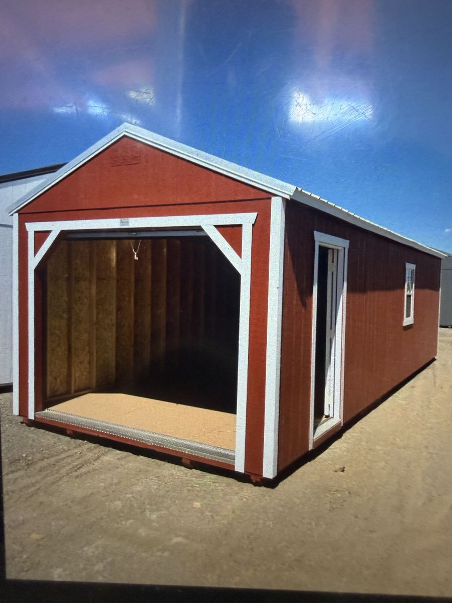 12 x 32 garage storage shed