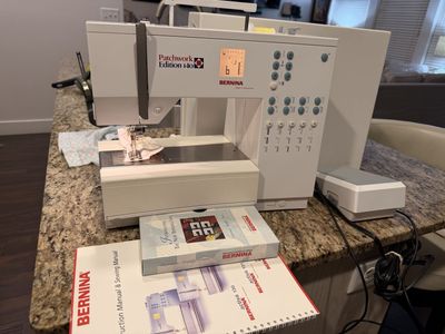 Bernina Patchwork Edition 140 Sewing Machine with Manual and Accessories