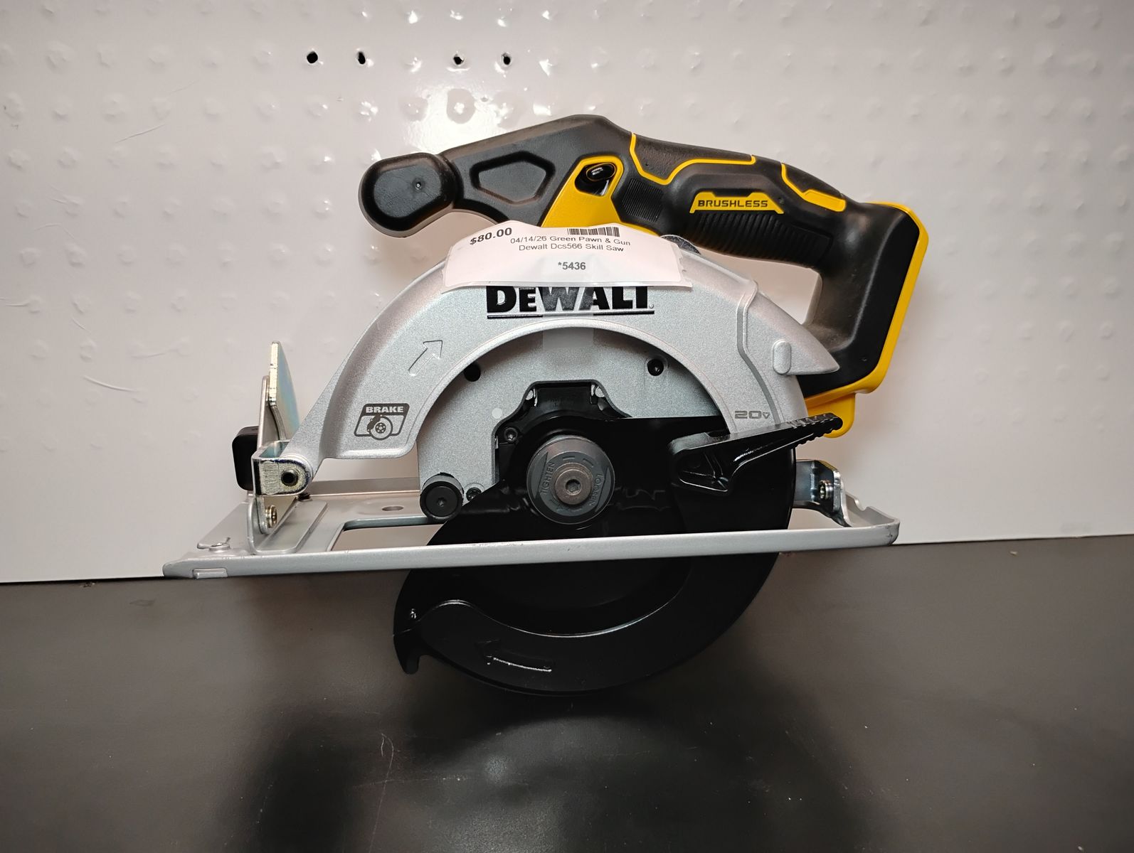 DEWALT DCS566 20V MAX* 6-1/2" Brushless Cordless Circular Saw