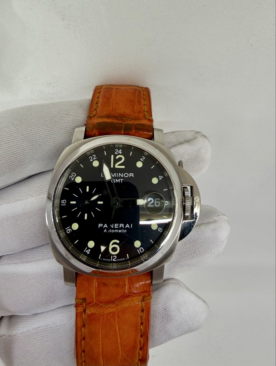 Panerai Luminor GMT 40mm Steel PAM00159 - Full Set B&P