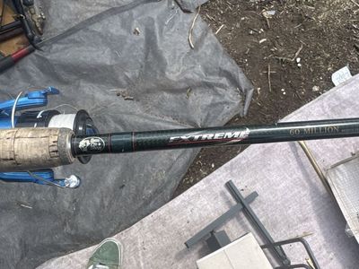 Bass Pro Shops Extreme 7ft Medium Action Spinning Rod with Reel