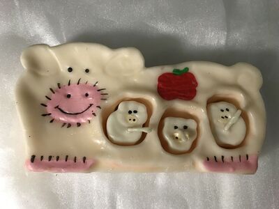 Pig And Piglets Farming Motherhood Decoration 10 Oz Wax Candle Craft 4 In 1