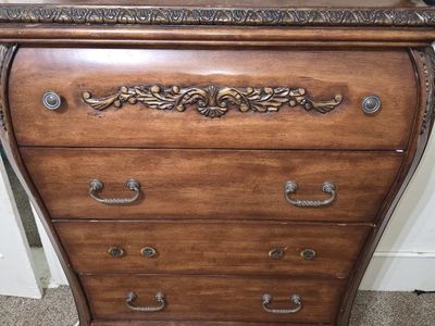 dresser and tv