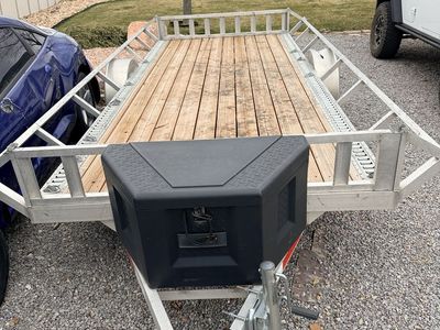 3 Place 14' Aluminum ATV/SXS Trailer
