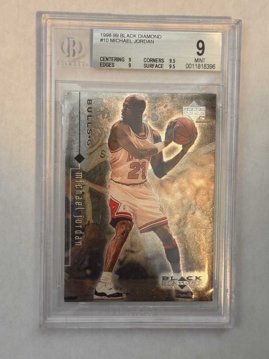 1998 Black Diamond Michael Jordan #10 BGS 9