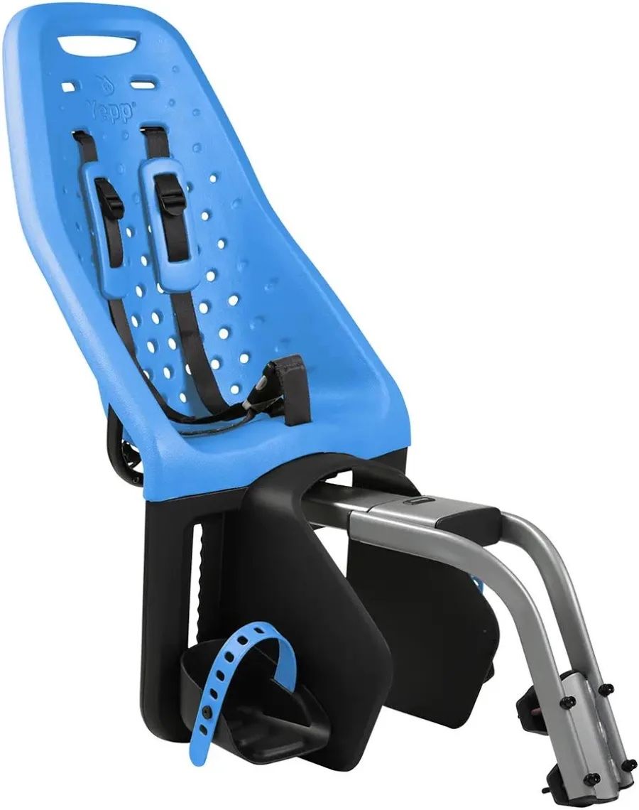 Thule Yepp Maxi Child Bike Seat - Blue Rear Rack Mount, Excellent Condition