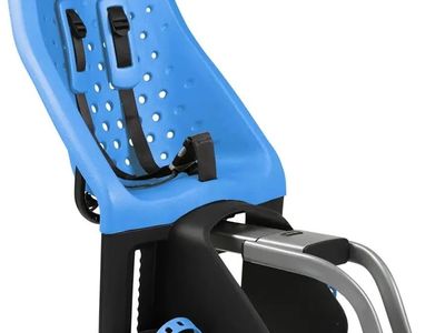 Thule Yepp Maxi Child Bike Seat - Blue Rear Rack Mount, Excellent Condition