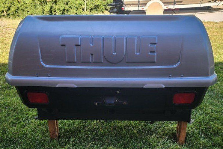 Thule Terrapin hitch-mounted enclosed cargo carrier box
