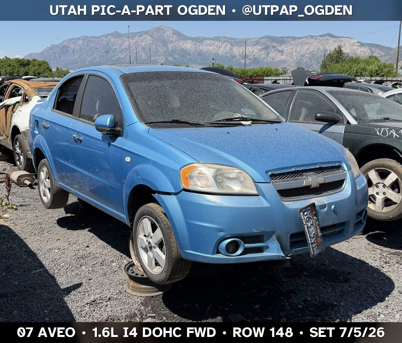 2007 Chevrolet Aveo Parts - UTPAP Ogden
