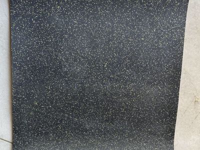 New 36”x41” rubber floor mat