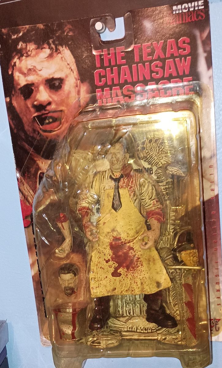 Movie Maniacs Texas Chainsaw Leatherface Figure McFarlane 1998