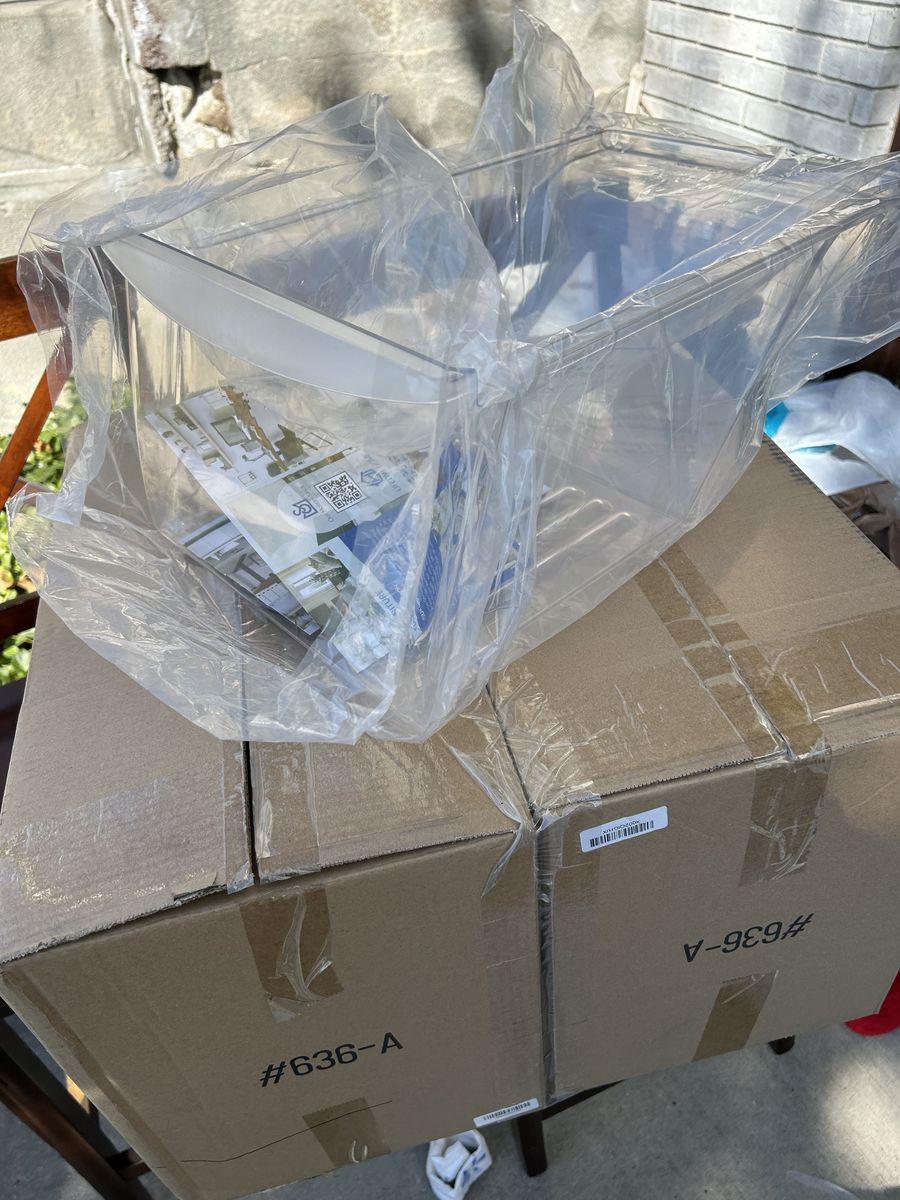 Two Crisper Bins For Fridgaire