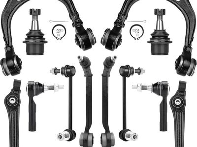 2011-2017 Chrysler 300, Dodge Challenger, Charger RWD 14 Pc Front & Lower Control Arm Kit
