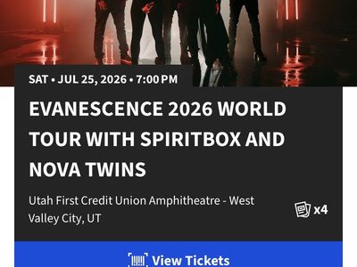 Evanescence Lawn Tickets