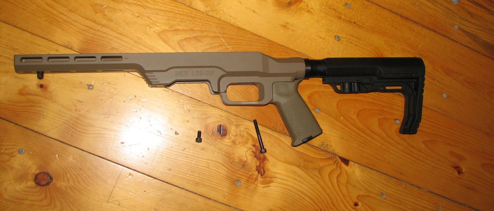 MDT LSS RF chassis for a Tikka T1X bolt action