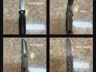 Knives, WE, CRKT, SOG, KA-BAR, Case, and more!