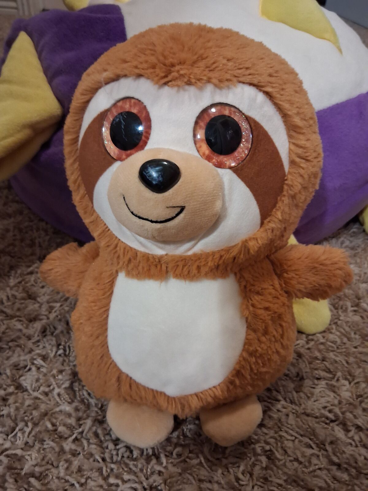 Stuffed animals and 1 bean bag