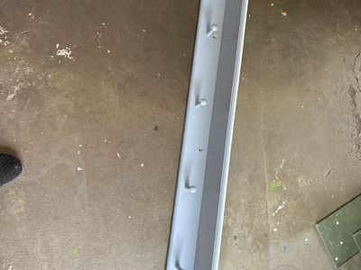 Light Blue Wooden Wall Shelf with Coat Pegs