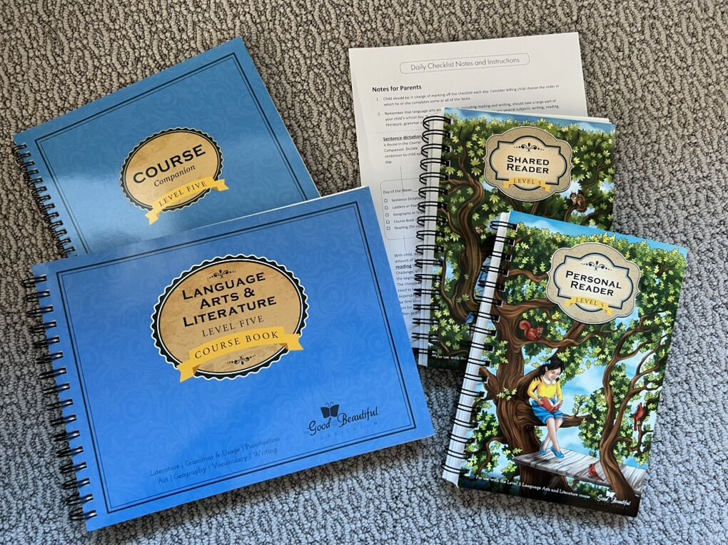 Good & Beautiful Homeschool LA Curriculum