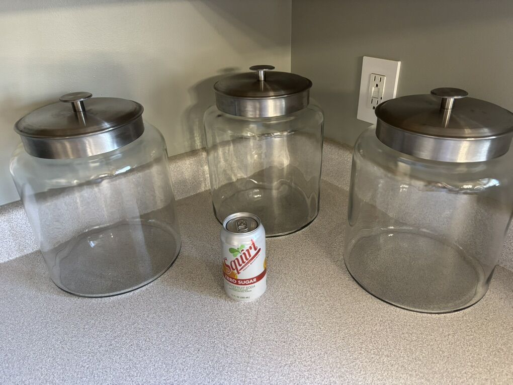 Three Large Canisters