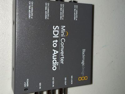 Blackmagic Design Mini Converter Audio To SDI