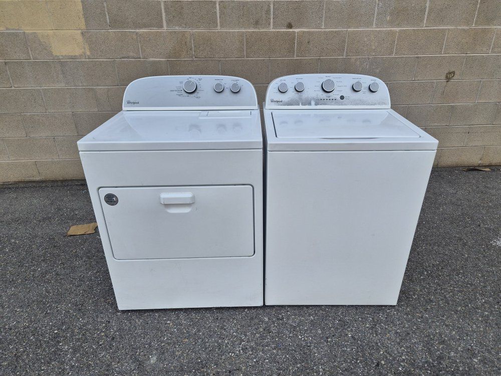 WHIRLPOOL SET WASHER AND  ELECTRIC DRYER FREE  DEL