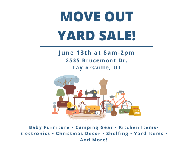 Move Out Yard Sale