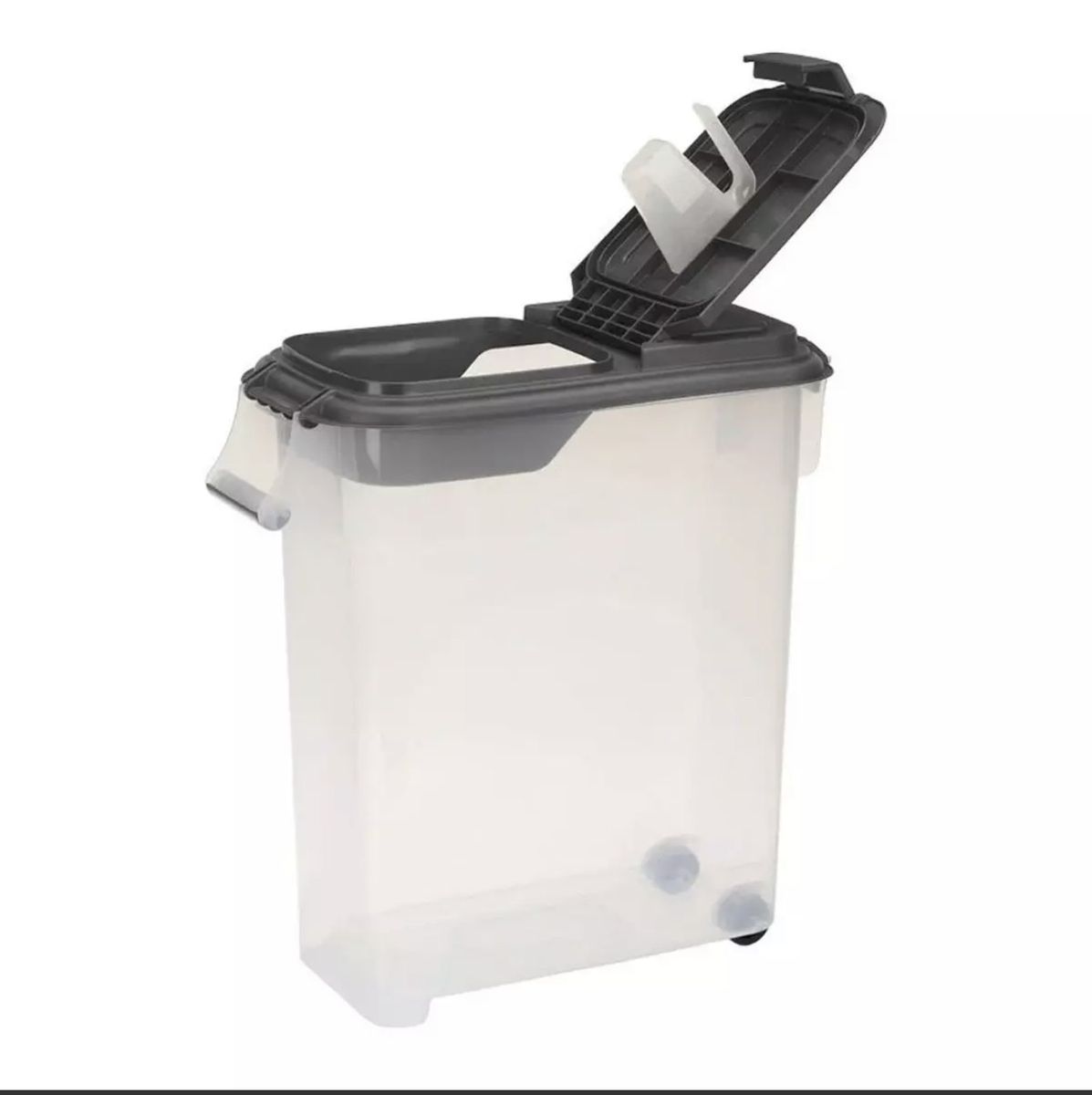 Buddeez 80-Quart Roll-Away Pet and Large Animal Food Dispenser with Scoop