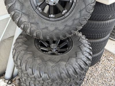 Tires for CF Moto! ST-3 32x10-R14 (5x114.3) Terrabite Tires & Black Wheels - Set of 4 less than 50 miles