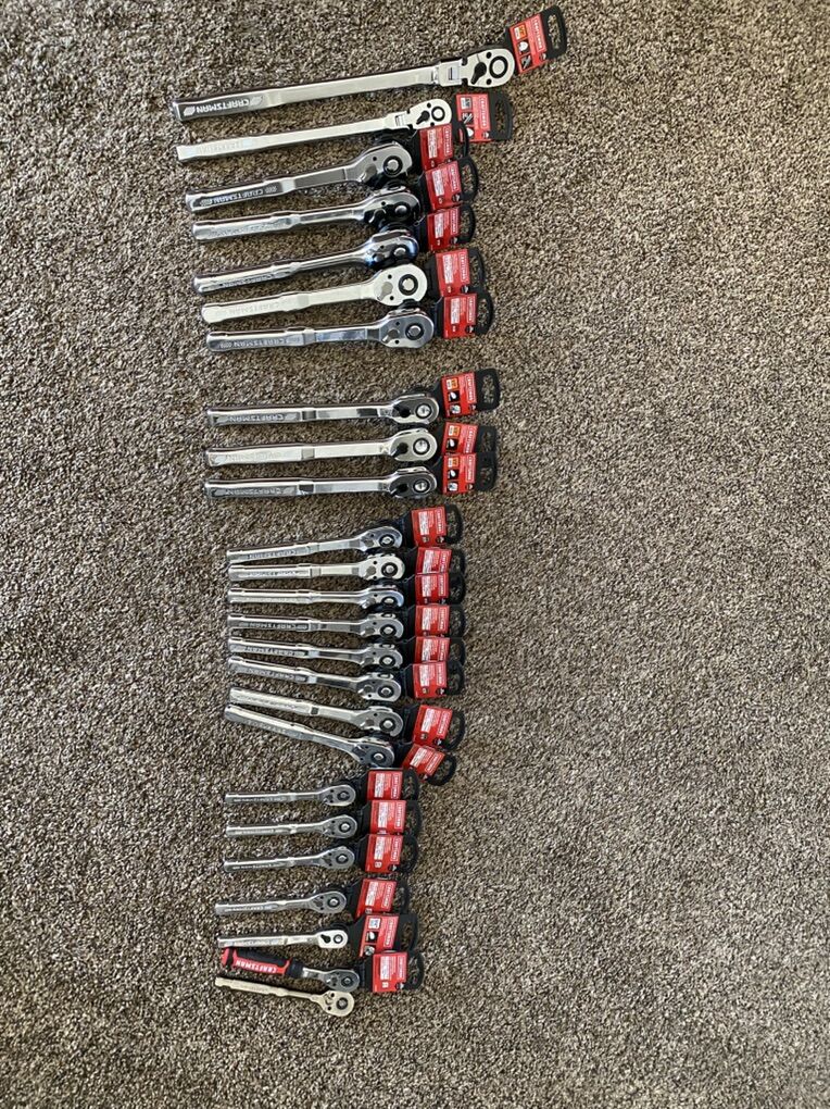 Craftsman Low Profile Ratchet 1/4 3/8 1/2 Flex