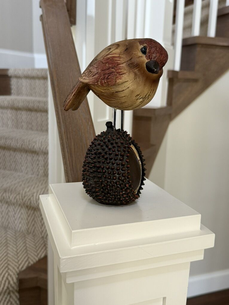 Wood Bird Statue