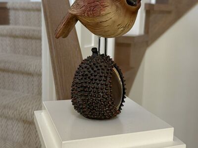 Wood Bird Statue