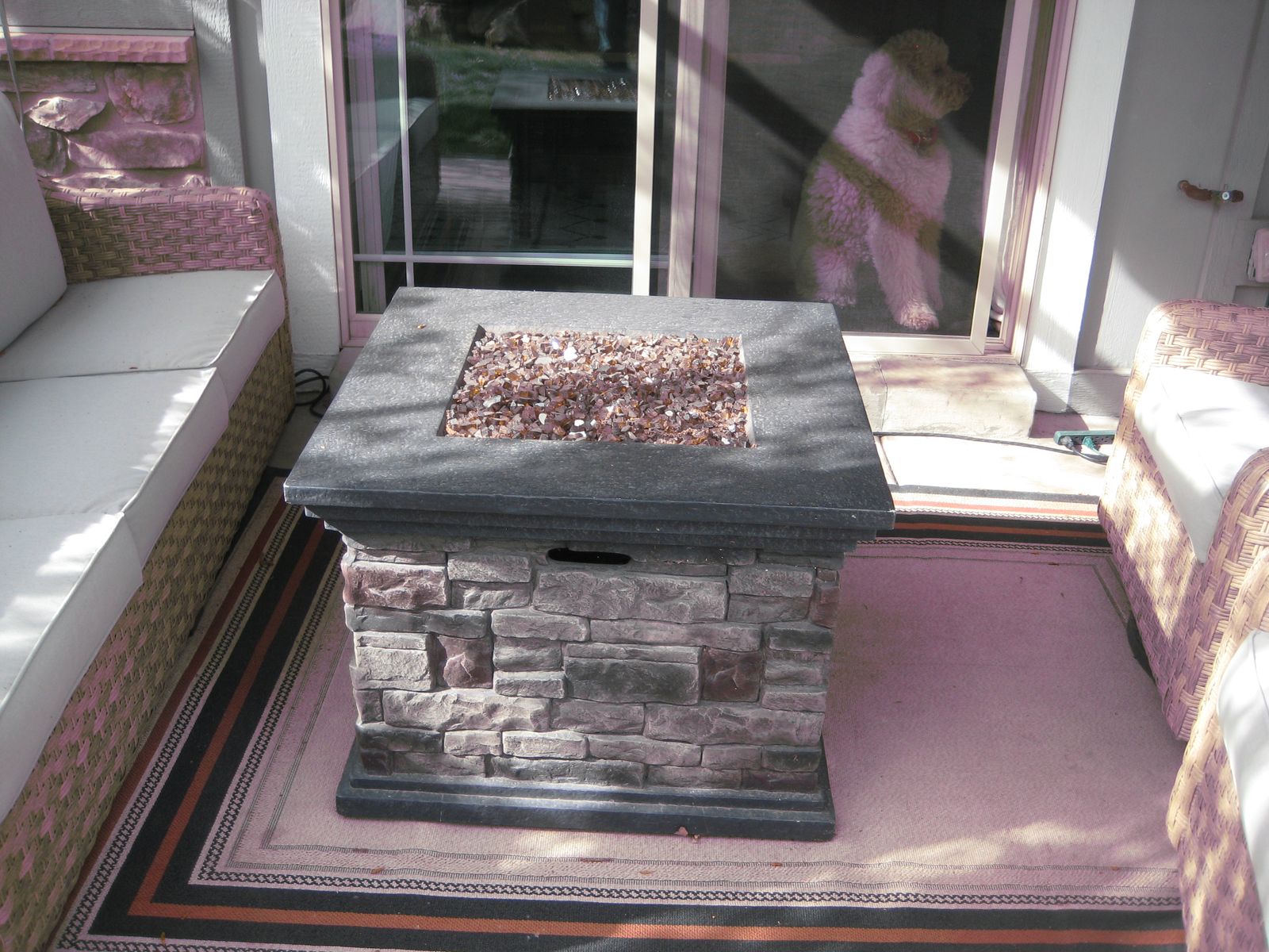 PROPANE PATIO FIREPLACE