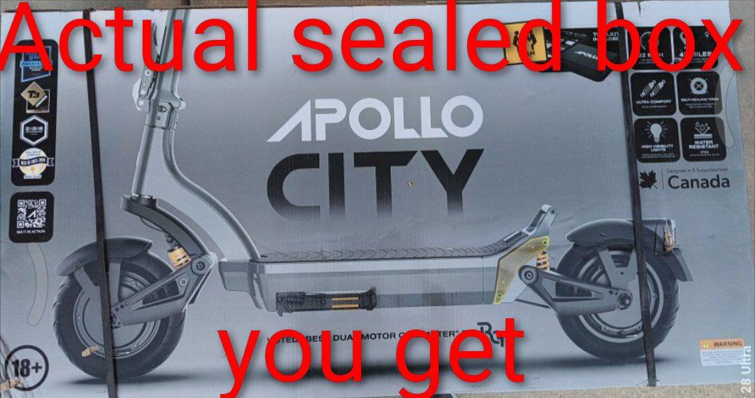 NEW Apollo City Electric Scooter