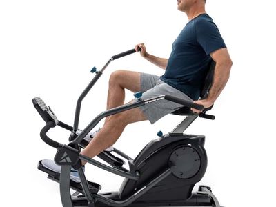Teeter FreeStep LT3 Recumbent Cross Trainer Elliptical with Floor Mat