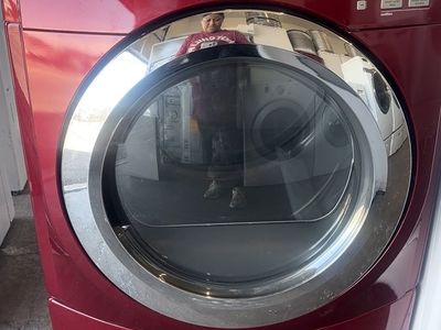Maytag 3000 Series Commercial Technology Front Load Electric Dryer Red