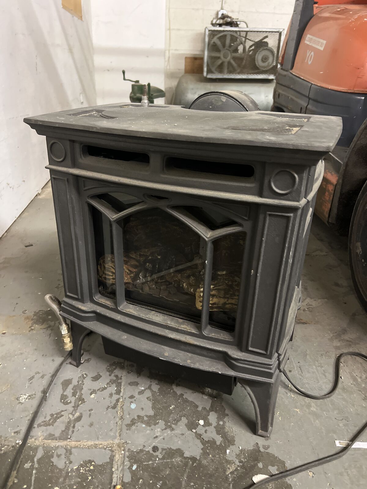 Propane, Lp Gas Fireplace Freestanding