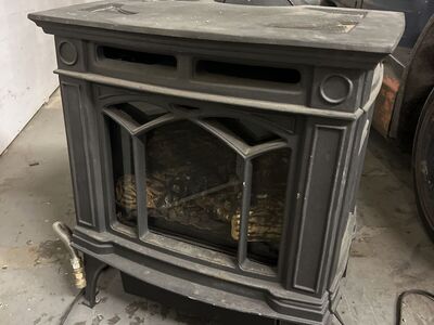 Propane, Lp Gas Fireplace Freestanding