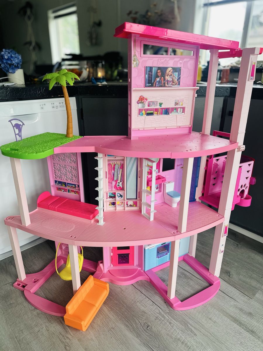 Barbie Dreamhouse Dollhouse & Rainbow High Dolls Set - Furniture & Accessories Included